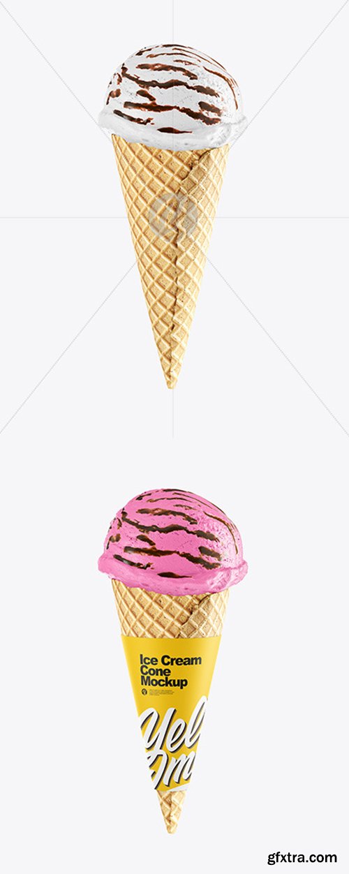 Ice Cream Cone Mockup 53414