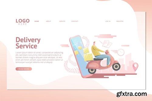 Delivery Service - Landing Page