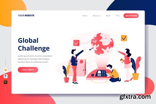 Global Challenge - Landing Page