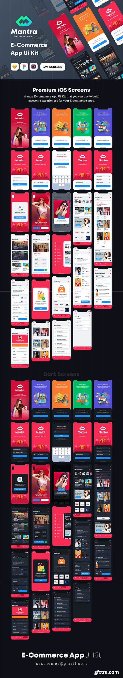 Mantra - E-Commerce Mobile App Ui Kit