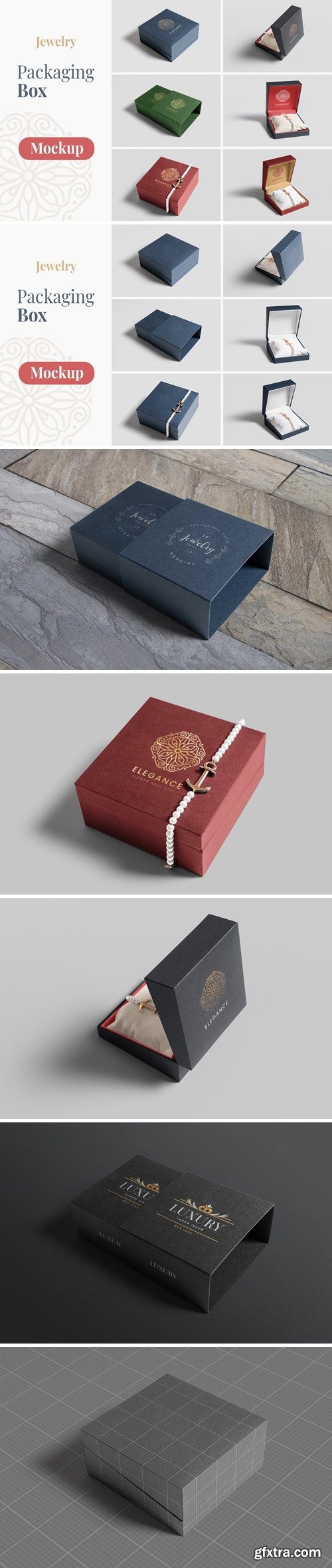 CM - Jewelry Packaging Box Mockups 4554066