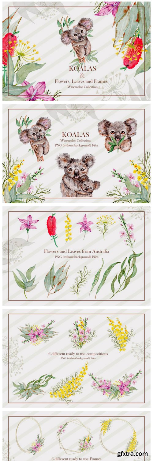 Watercolor Koala Collection 2789016