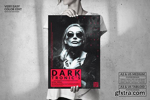 Dark Tronics - Big Music Poster Design