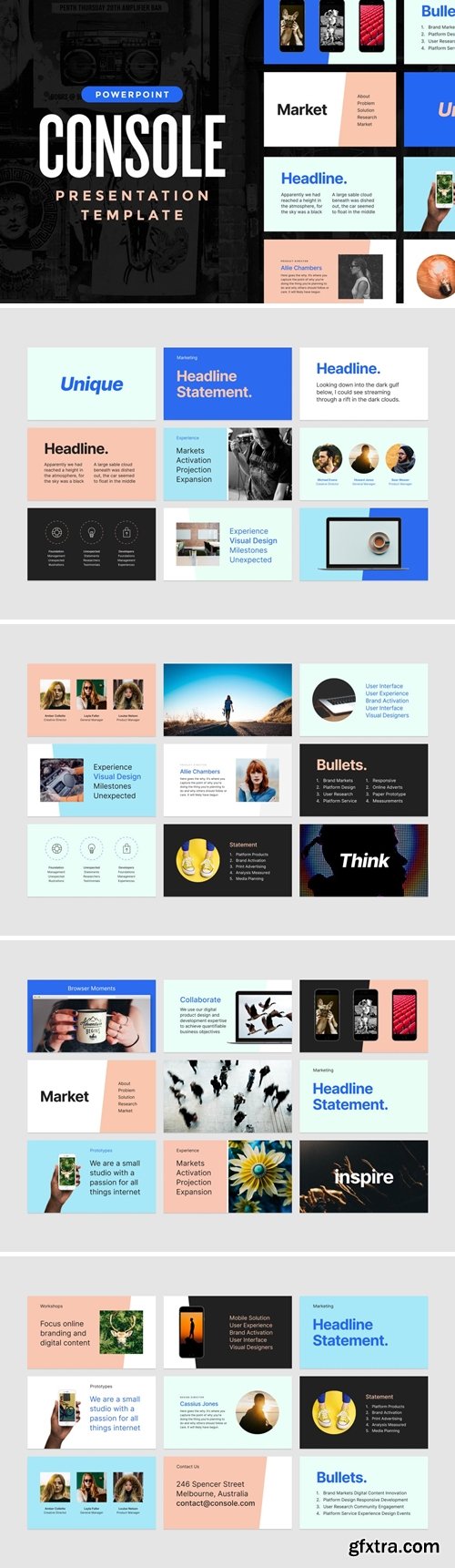 Console — Powerpoint Presentation Template