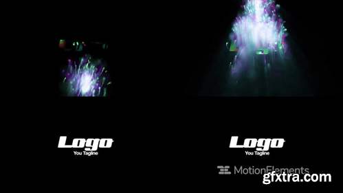 MotionElements Colorful Lights Logo Reveal 12697797