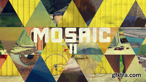 MotionArray Mosaic 2 Triangle Slideshow 420924