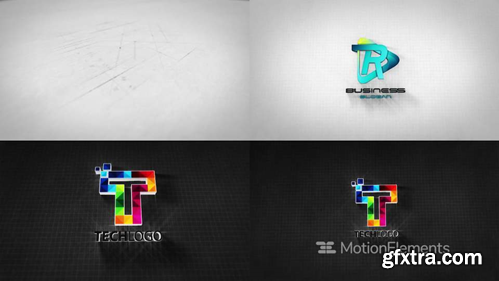 MotionElements 3D Sketch Logo Reveal 14373804