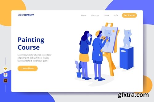Painting Course - Landing Page