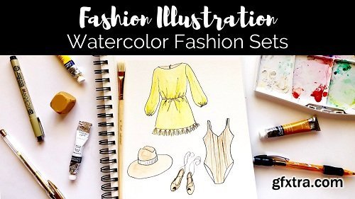 Fashion Illustration- Watercolor Fashion Sets