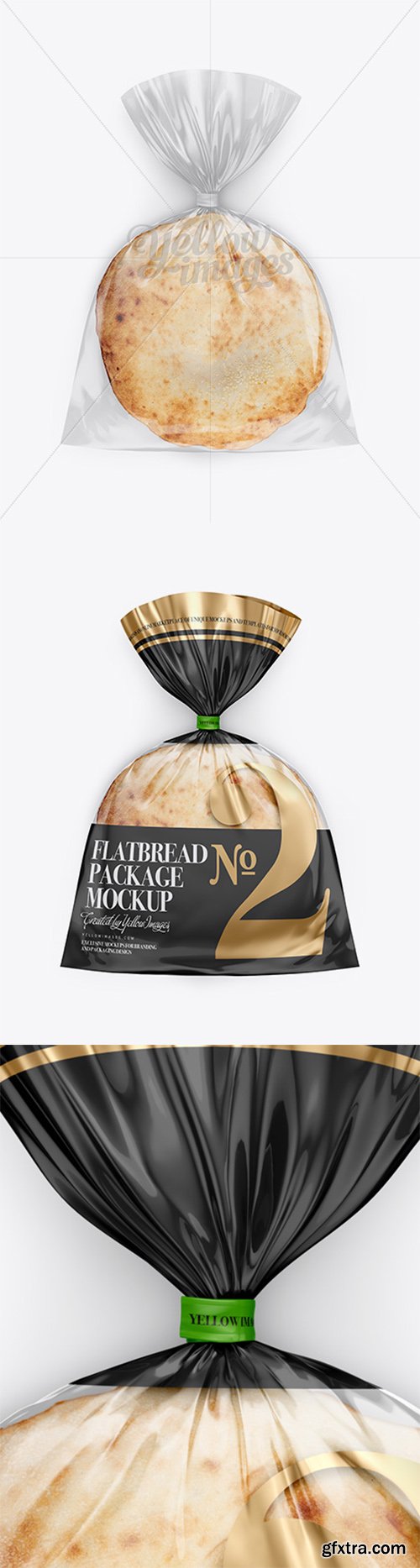 Bag W/ Flatbread Mockup 18141
