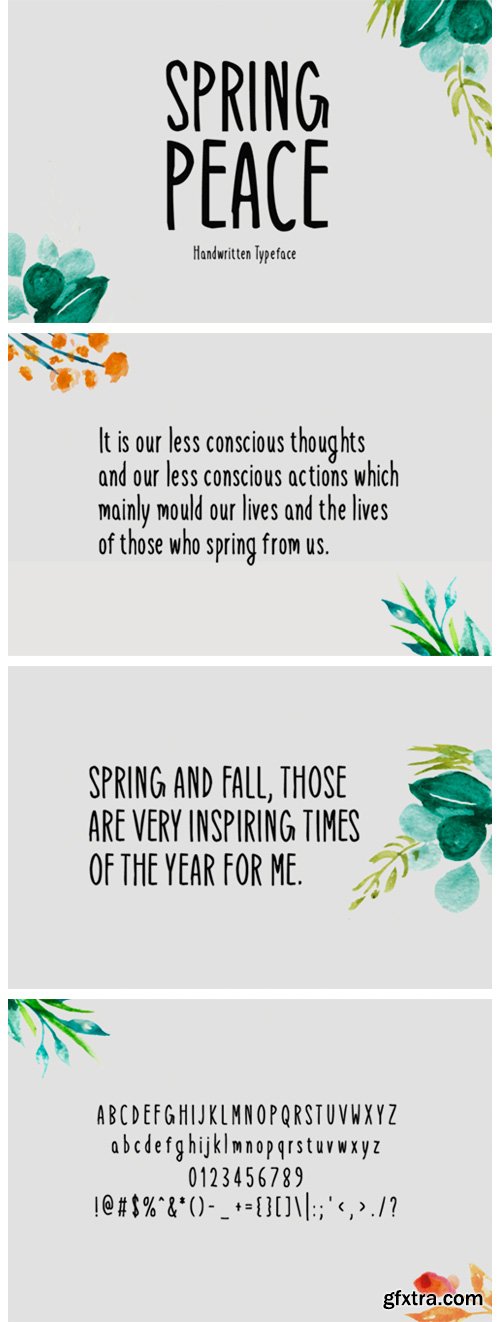 Spring Peace Font