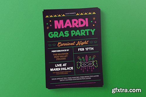 Mardi Gras Flyer