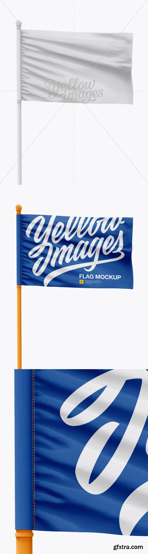 Flag Mockup - Front View 18390