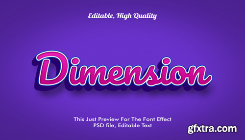 3D Text Style psd Bundle 1
