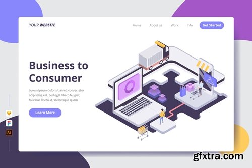 Business to Consumer - Landing Page