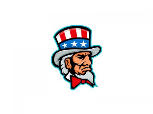Uncle Sam Mascot