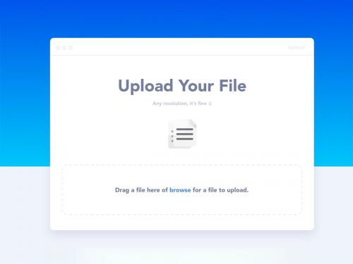 Upload Files Widget