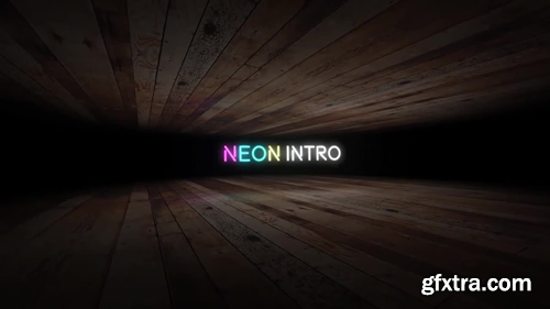 MotionArray Neon Text Intro 43540