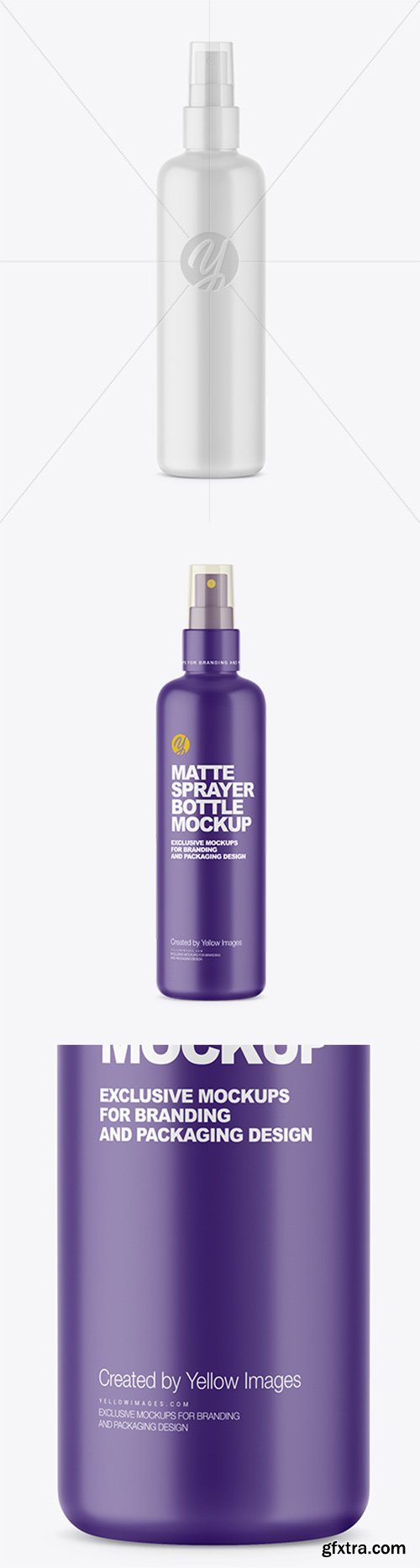 Matte Cosmetic Sprayer Bottle Mockup 55354