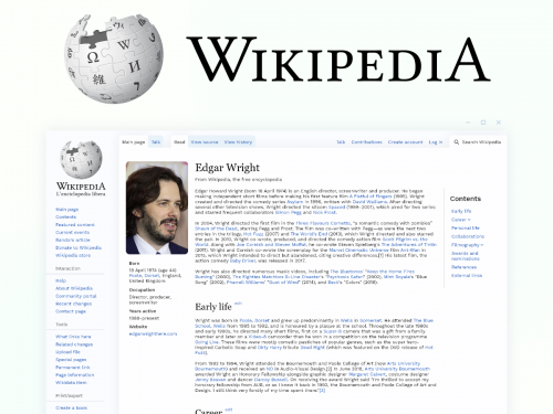 Wikipedia but fresher