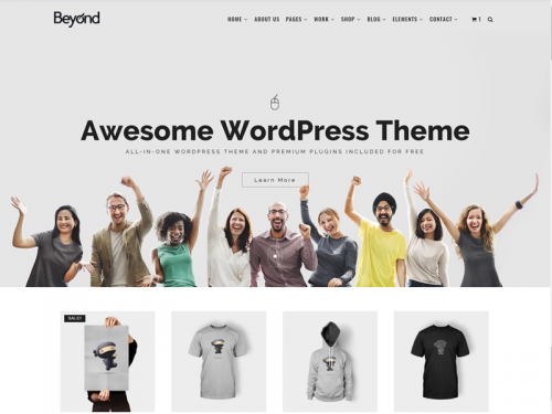 WooCommerce Shop Wide Page - Beyond WordPress Theme