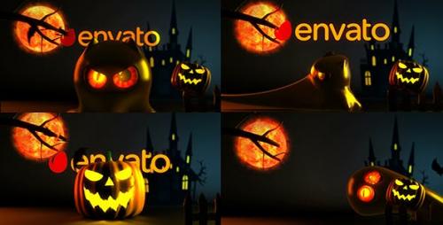 Videohive - Scary Halloween Ghost Logo Reveal Bundle - 20694314