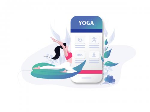 Yoga Illustration - FV