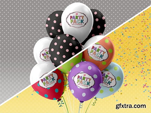 Party Balloons Mockup 215870005