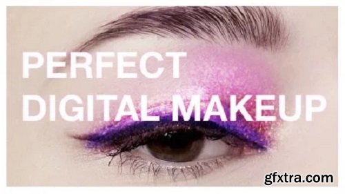 Digital Makeup with Photoshop, adjustment layer, blending mode, brush. Adobe Professional Tutorial