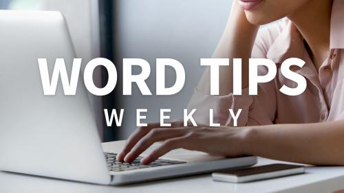 Lynda - The Best of Word Tips Weekly