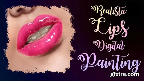Realistic Mouths Digital Painting: How to Draw Lips with Photoshop or Procreate