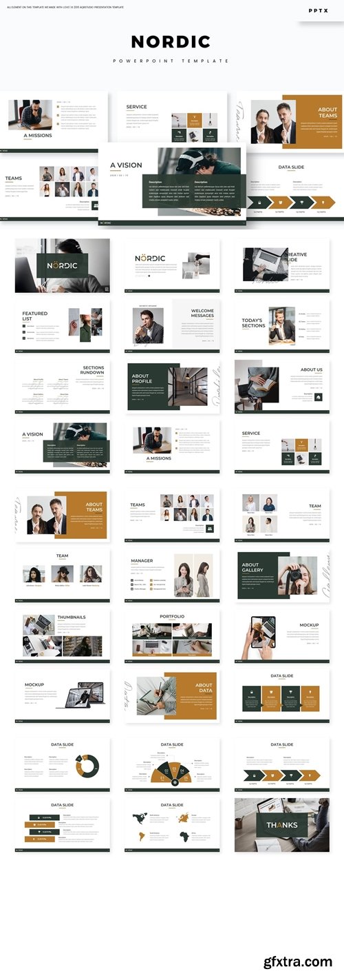 Nordic Powerpoint, Keynote and Google Slides Templates
