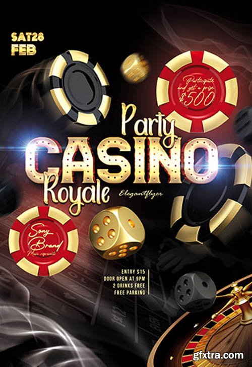 Casino V2202 2020 Premium PSD Flyer Template
