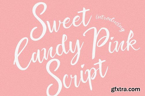 CM - Sweet Candy Pink Script (2 layered) 4601024