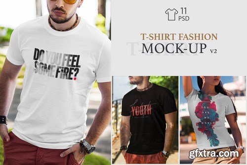 T-Shirt Fashion Mock-Up v2