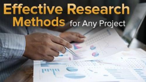 TheGreatCoursesPlus - Effective Research Methods for Any Project
