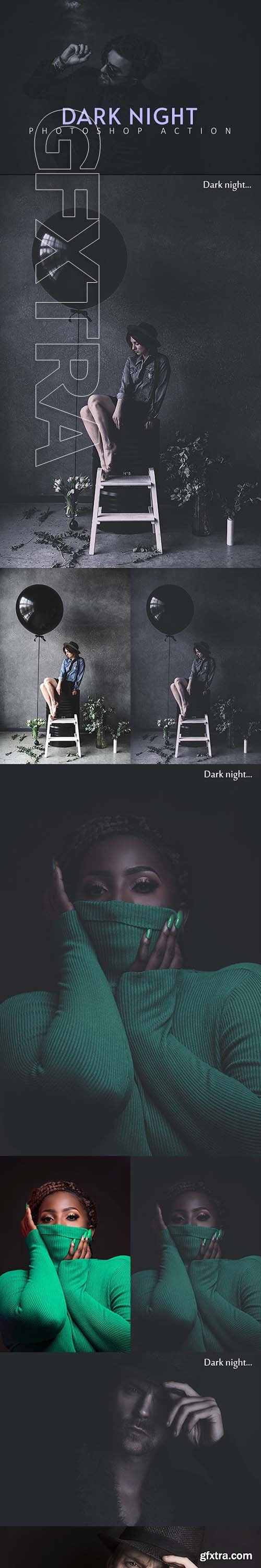 GraphicRiver - Dark Night Photoshop Action 25606778