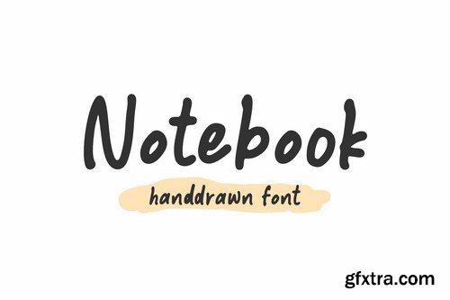 Notebook - Handdrawn Font