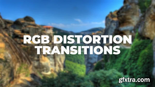 MotionArray RGB Distortion Transitions 261513
