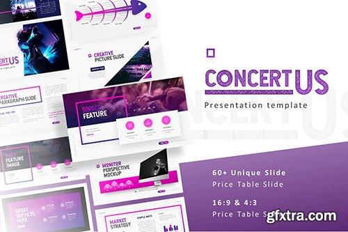 Concertus - Event Powerpoint Template