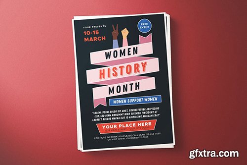 Women\'s History Month Flyer