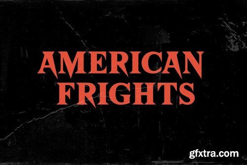 CM - American Frights - Horror Serif Font 4563766