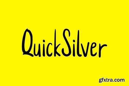 CM - QuickSilver - Cute Handmade Font 4620277