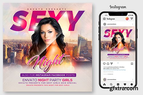 Sexy Night Flyer Template 2