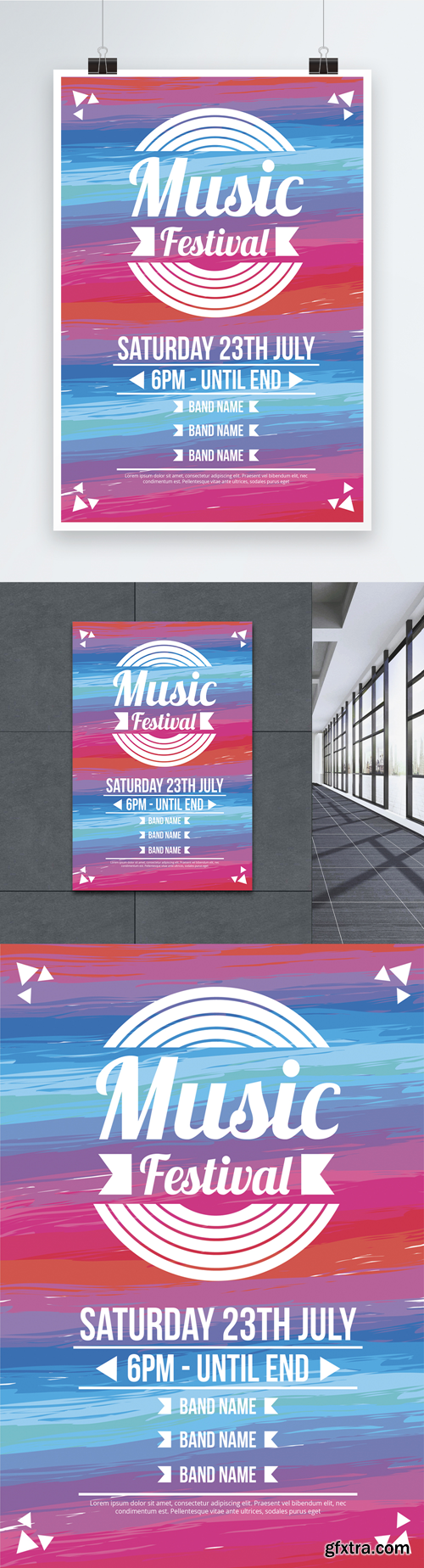 fashion dazzle music festival posters