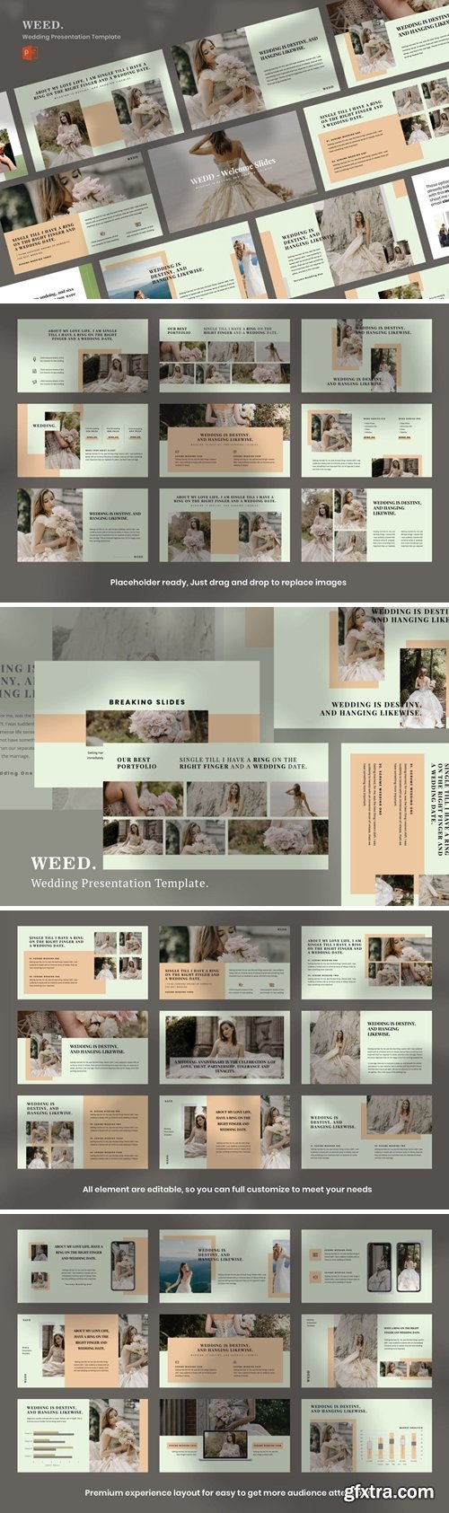 WEDD - Wedding Presentation Powerpoint, Keynote and Google Slides Templates