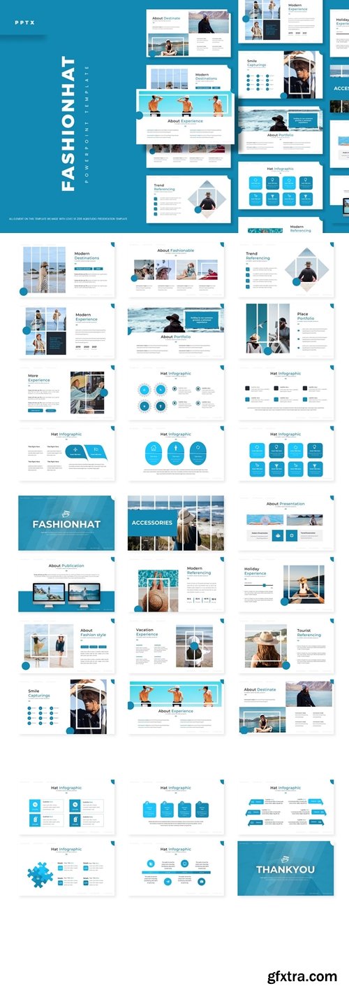 FashionHat Powerpoint, Keynote and Google Slides Templates