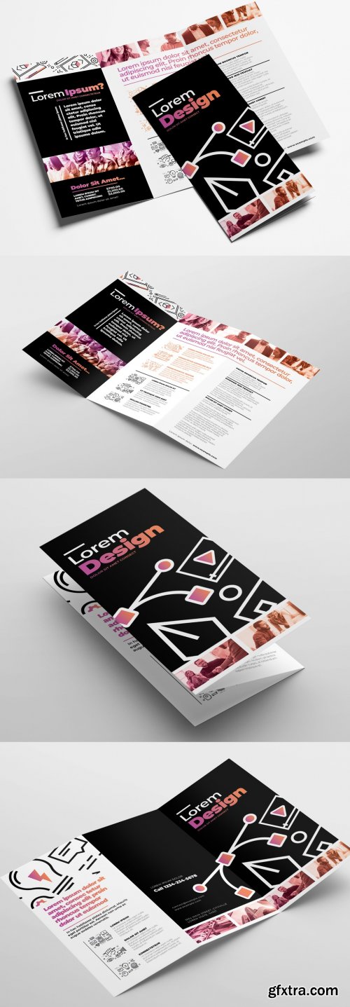 Graphic Design Service Trifold Brochure Layout 324308522