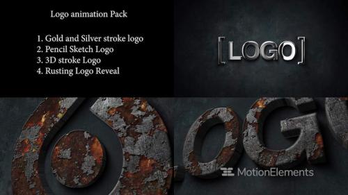 MotionElements - Logo animation pack 4 in one - 11618132
