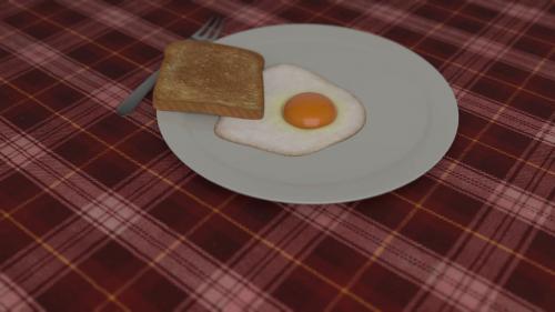 MotionElements - Breakfast - Eggs and Ketchup Logo Stinger - 11529439
